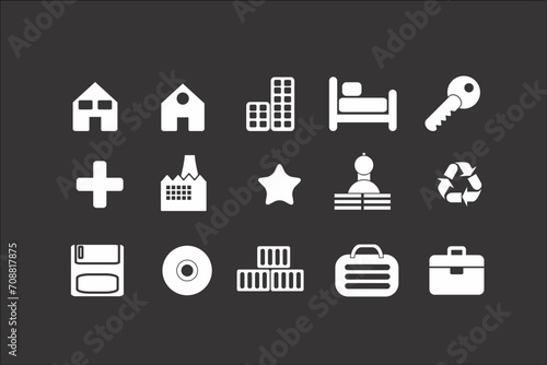 Professional Business Icons Collection for Elegant Designs