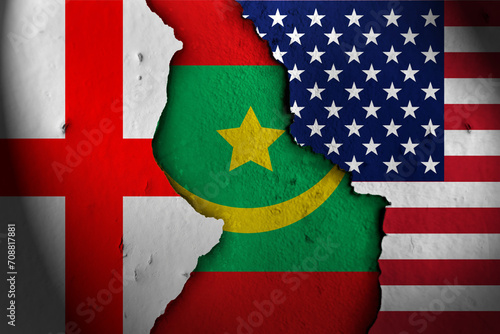 mauritania Between england and america. photo
