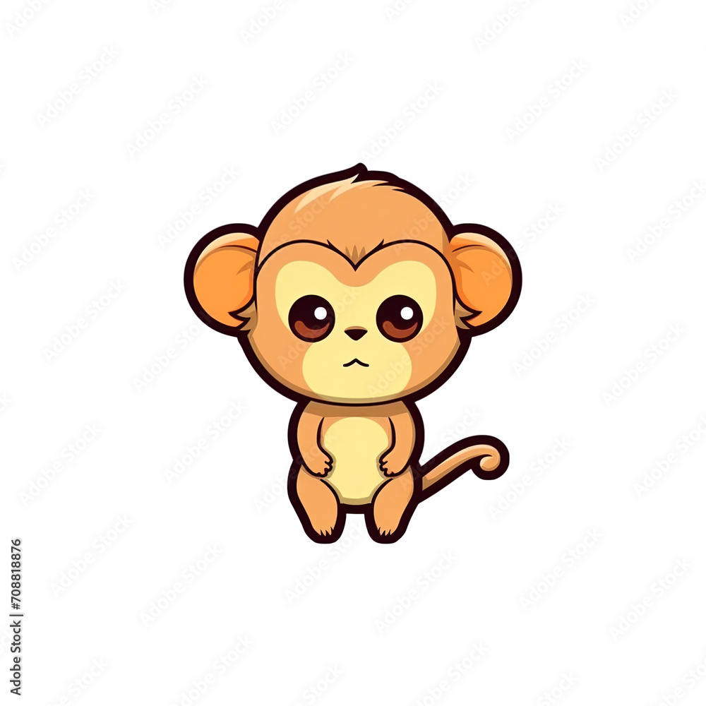 A cartoon monkey on a transparent background, cutest sticker illustration, kawaii, highly detailed character design, pastel color, die cut sticker, sticker concept design.
A cartoon monkey on a transparent background, cutest sticker illustration, kawaii, highly detailed character design, pastel color, die cut sticker, sticker concept design.