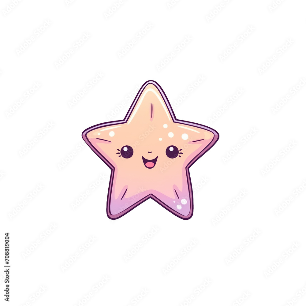 A cartoon stars on a transparent background, cutest sticker illustration, highly detailed character design, pastel color, die cut sticker, sticker concept design.
A cartoon stars on a transparent background, cutest sticker illustration, highly detailed character design, pastel color, die cut sticker, sticker concept design.