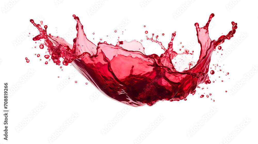 Red wine splash isolated on white background Red wine splash isolated on white background