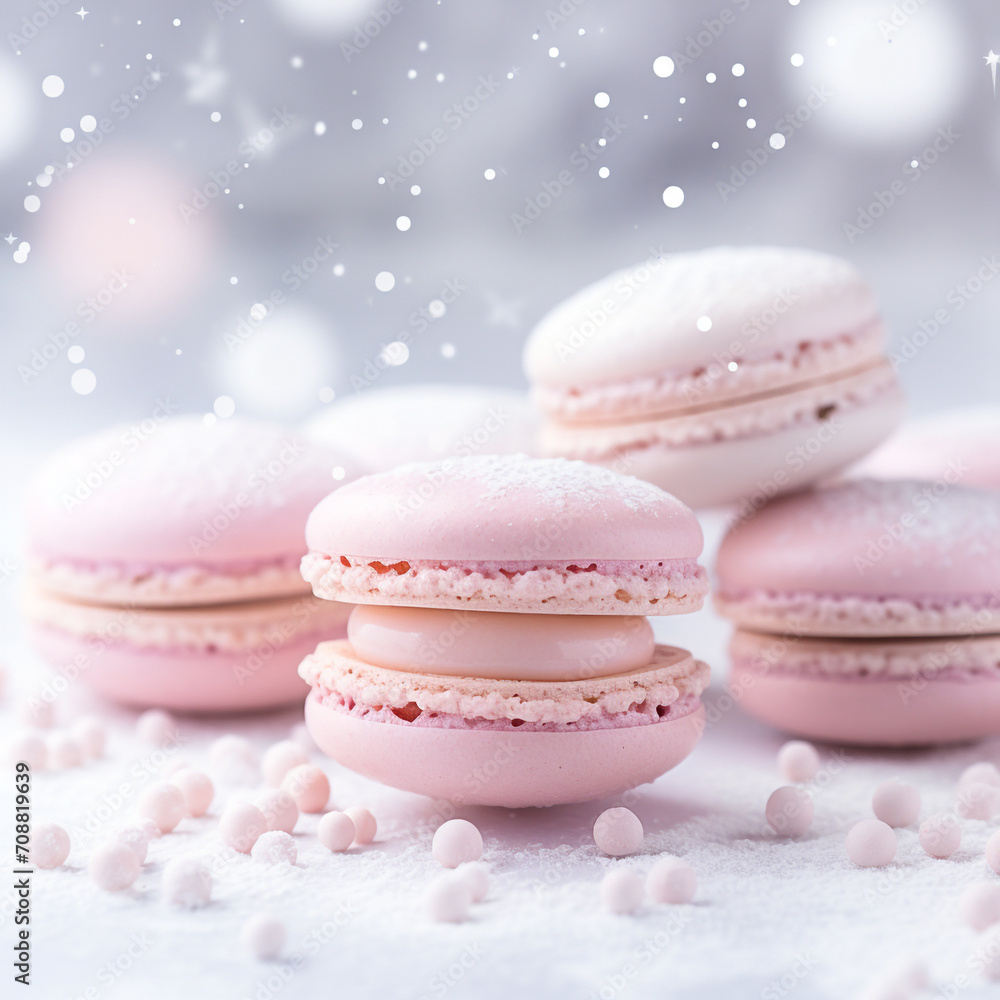 Elegant Macaron Collection in Clean, Bright Lighting - A Sweet Treat for All Seasons. Elegant Macaron Collection in Clean, Bright Lighting - A Sweet Treat for All Seasons.