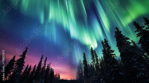 Time   lapse aurora borealis dancing sky