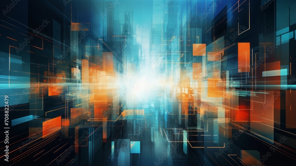 Versatile abstract scene with modern business dynamics Versatile abstract scene with modern business dynamics