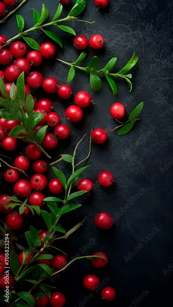 red berries on a branch.wild red hawthorn berries. red berries on a branch.wild red hawthorn berries.