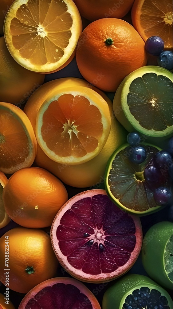 oranges and lemons.Assorted citrus fruits artistically displayed on an aged wooden tray, accompanied by fresh leaves. oranges and lemons.Assorted citrus fruits artistically displayed on an aged wooden tray, accompanied by fresh leaves.