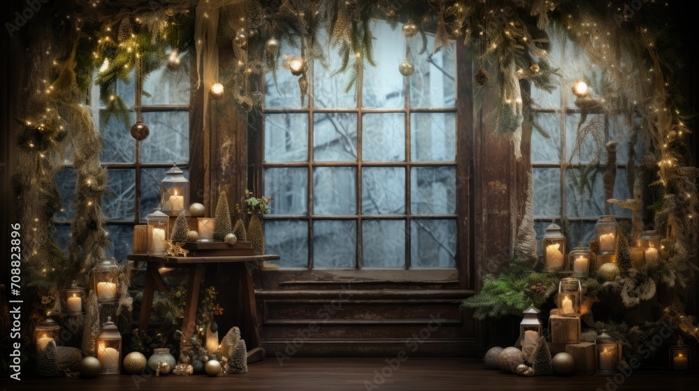 Magic of Christmas through this enchanting backdrop
