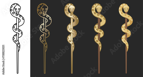 Raised Bronze serpent in the wilderness 