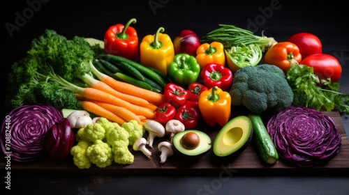 Colorful vegetable medley celebrating diversity nutrition