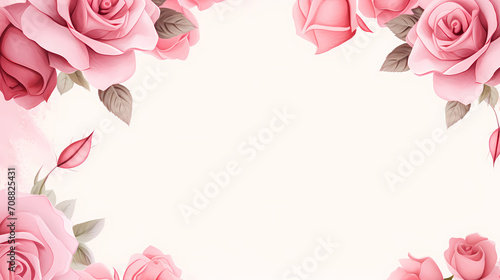 Beautiful pink rose bouquet flowers background, symbol of Valentine's Day, wedding, love