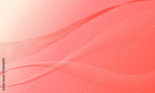 pink smooth lines wave curve on gradient abstract background