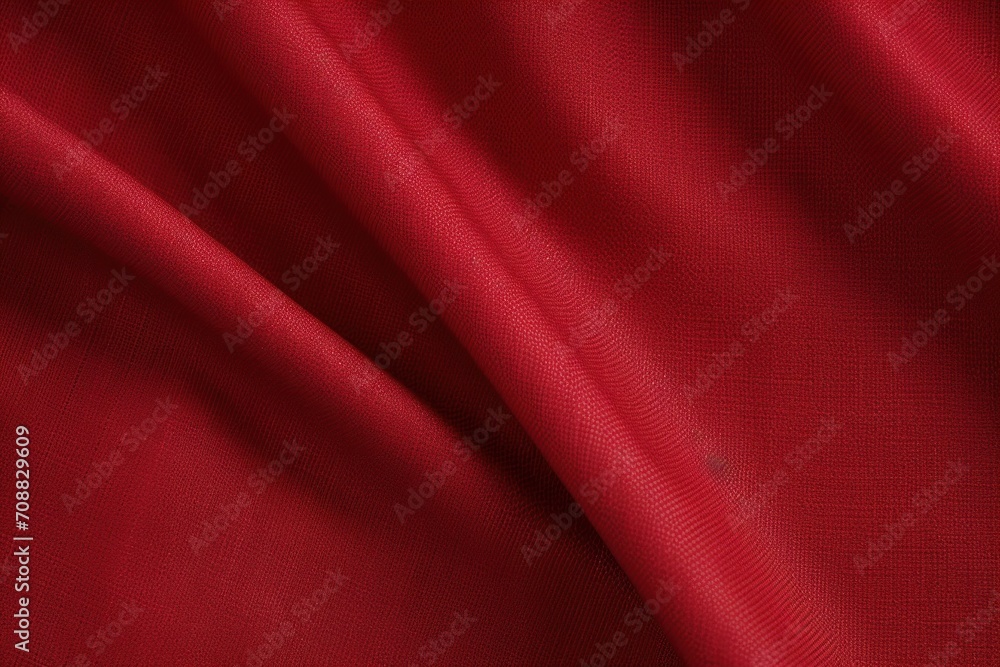 Red satin, linen textiles, jeans fabric curves wave lines background texture for web design , banner , business concept. Generative AI Red satin, linen textiles, jeans fabric curves wave lines background texture for web design , banner , business concept. Generative AI
