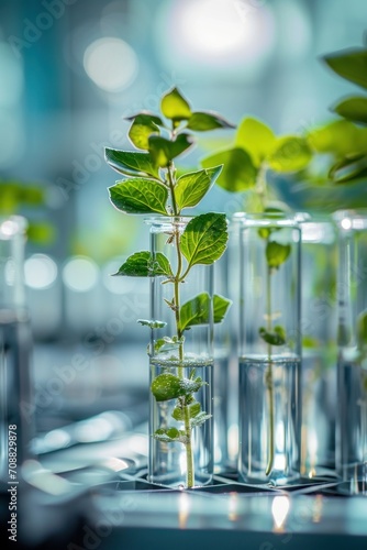 Biotechnological research of plants for agriculture laboratory