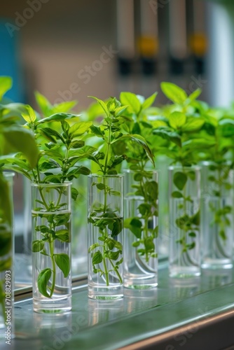 Biotechnological research of plants for agriculture laboratory