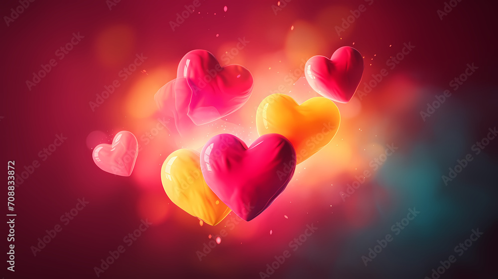 Valentine's Day, hearts, hearts, Valentine's Day background, wedding background
