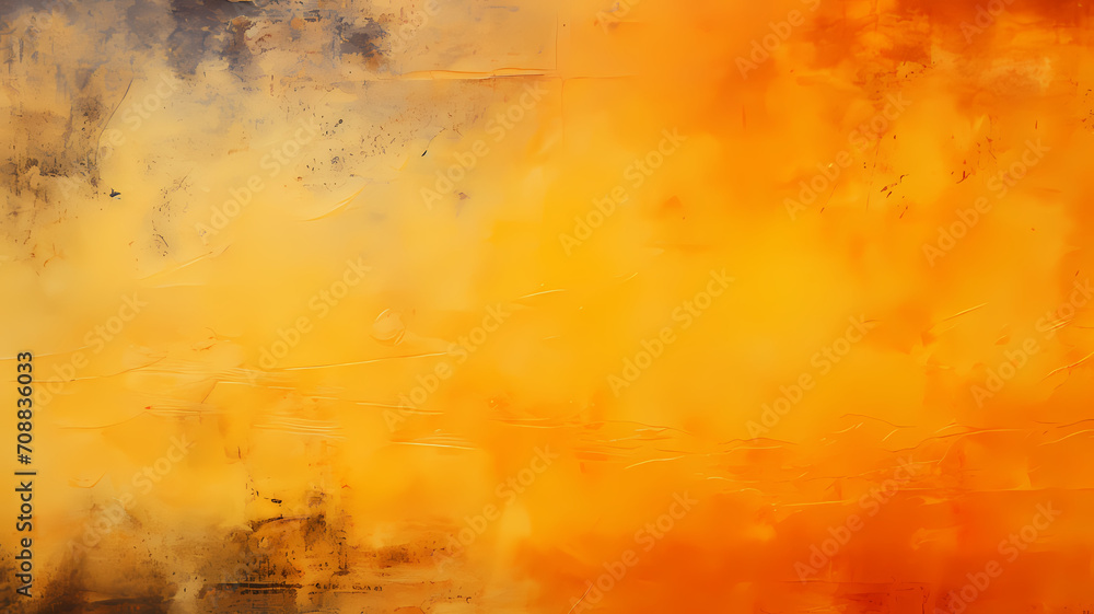 Abstract grunge background with orange and yellow colors. wallpaper or background resource for design