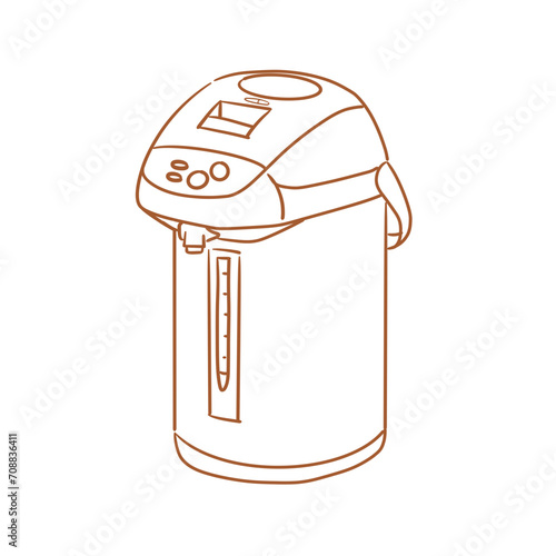 cookware_electric kitchen_thermos_illustration