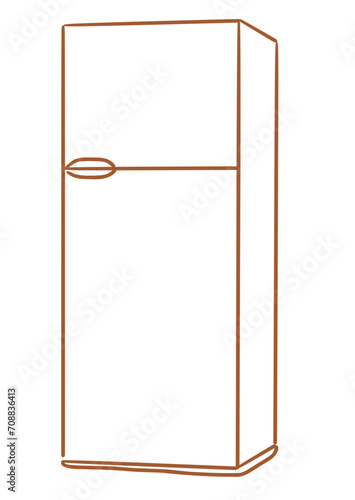 cookware_electric kitchen_refrigerator_illustration