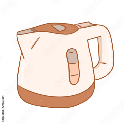 cookware_electric kitchen_color_kettle_illustration