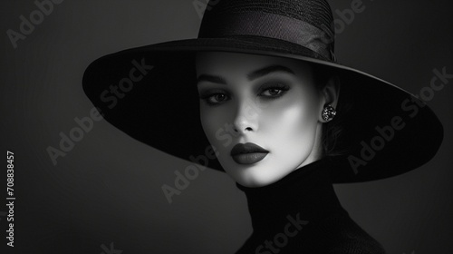 woman in hat