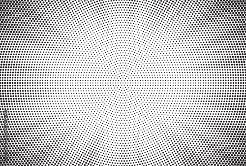 Halftone gradient sun rays pattern. abstract halftone vector dots background. monochrome dots pattern. pop art  comic small dots. star rays halftone poster. shine  explosion. sunrise rays background. 