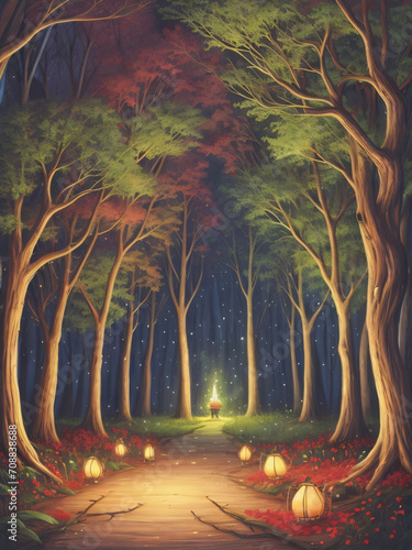 autumn forest landscape