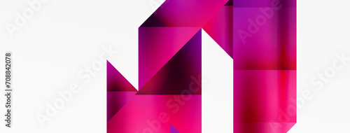 Captivating vector abstraction. Triangles interlock in mesmerizing dance, crafting dynamic geometric backdrop. Fusion of shapes and angles creates artful symphony of modern design