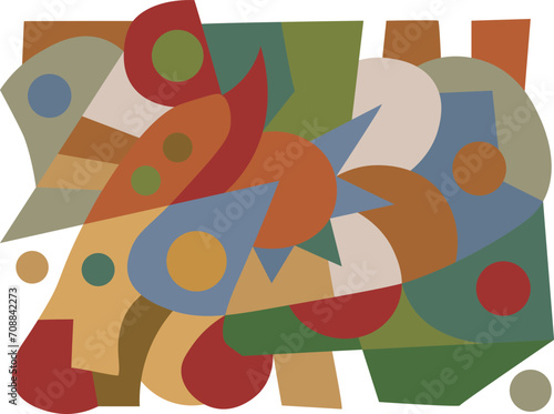 colorful abstract art for background and wallpaper