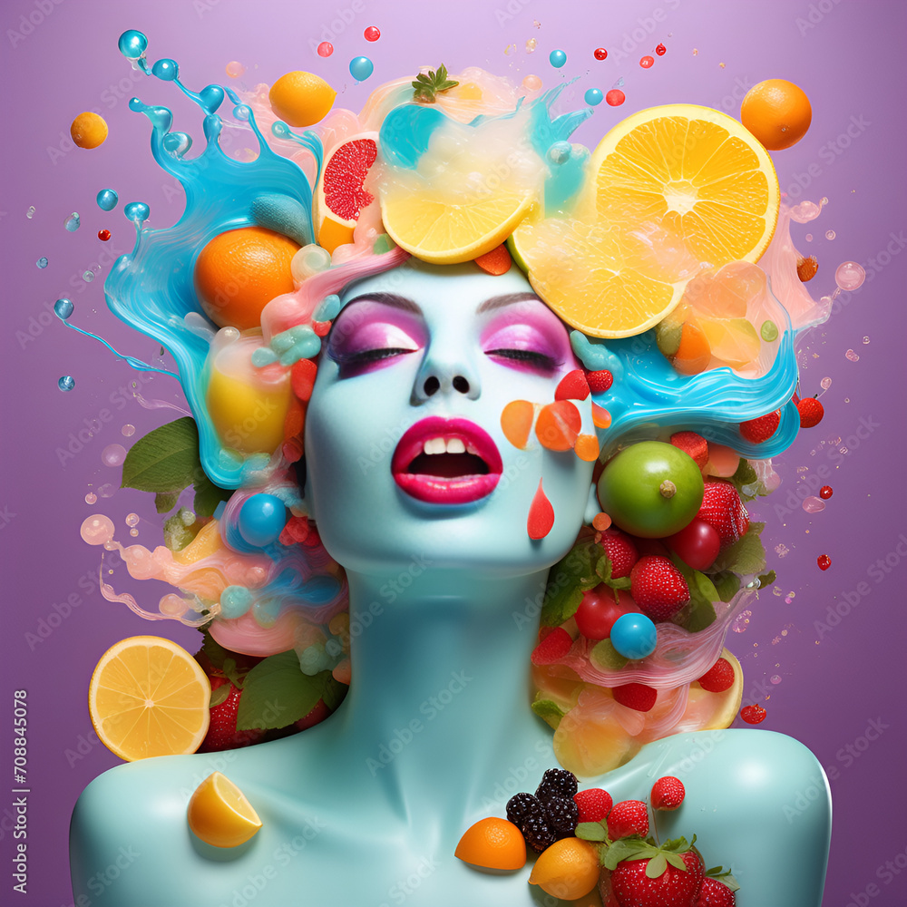 Fototapeta premium clown Generative AI