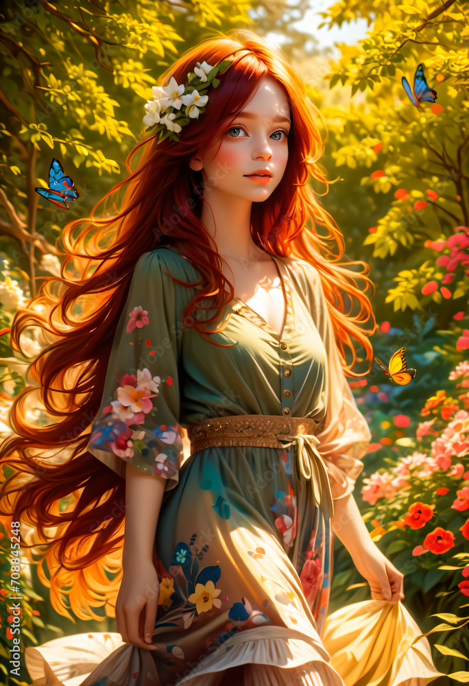 portrait of a woman in autumn portrait of a woman in autumn