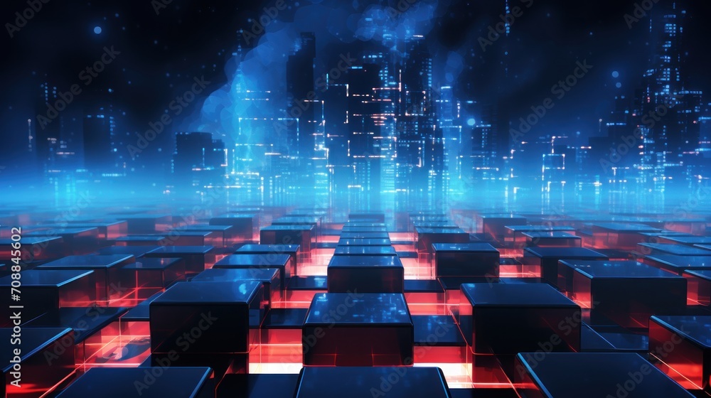 Obraz premium Modern IT industry Creative Abstract Background