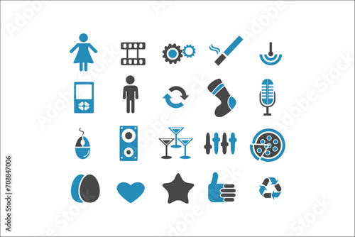 Wallpaper Mural Professional Business Icons Collection for Elegant Designs Torontodigital.ca