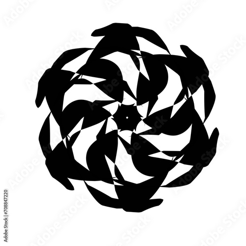 flower motive design pattern illustration	