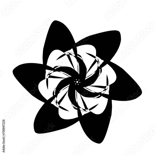 flower motive design pattern illustration	