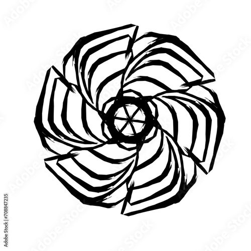 flower motive design pattern illustration	