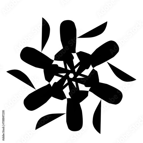 flower motive design pattern illustration	