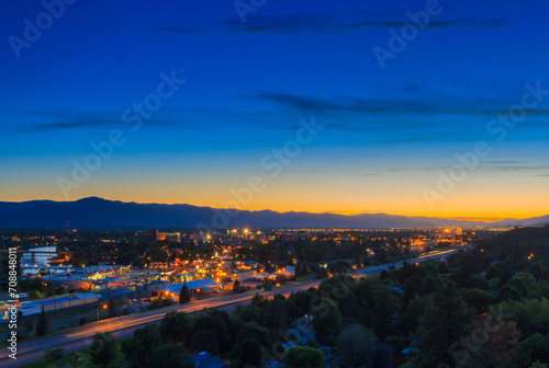 Sunset Over Missoula Montana