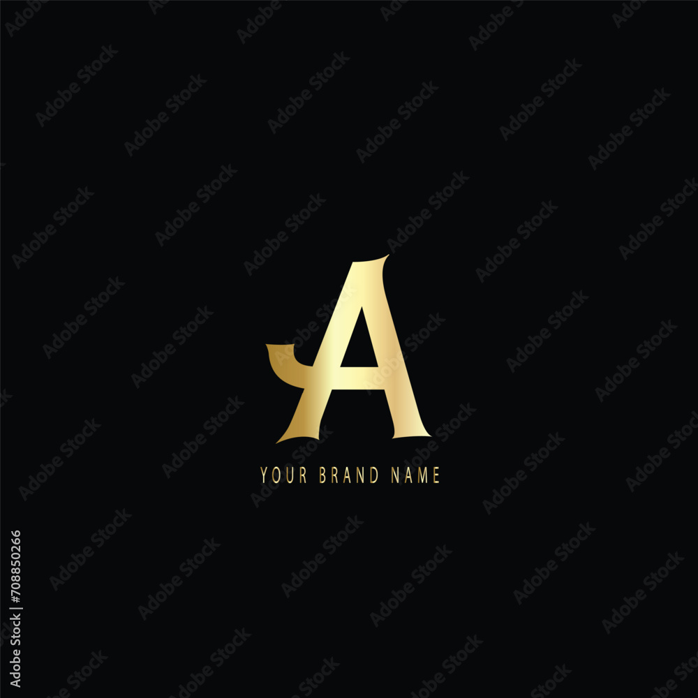 A Text Logo Design Different Style A Text Logo Design Different Style