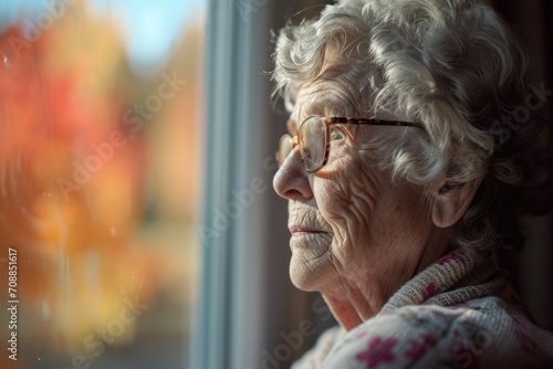 Elderly people concept background 