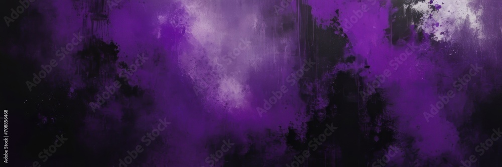 Dark violet and black painting, grunge background, oil on canvas. Modern poster, room decoration Dark violet and black painting, grunge background, oil on canvas. Modern poster, room decoration