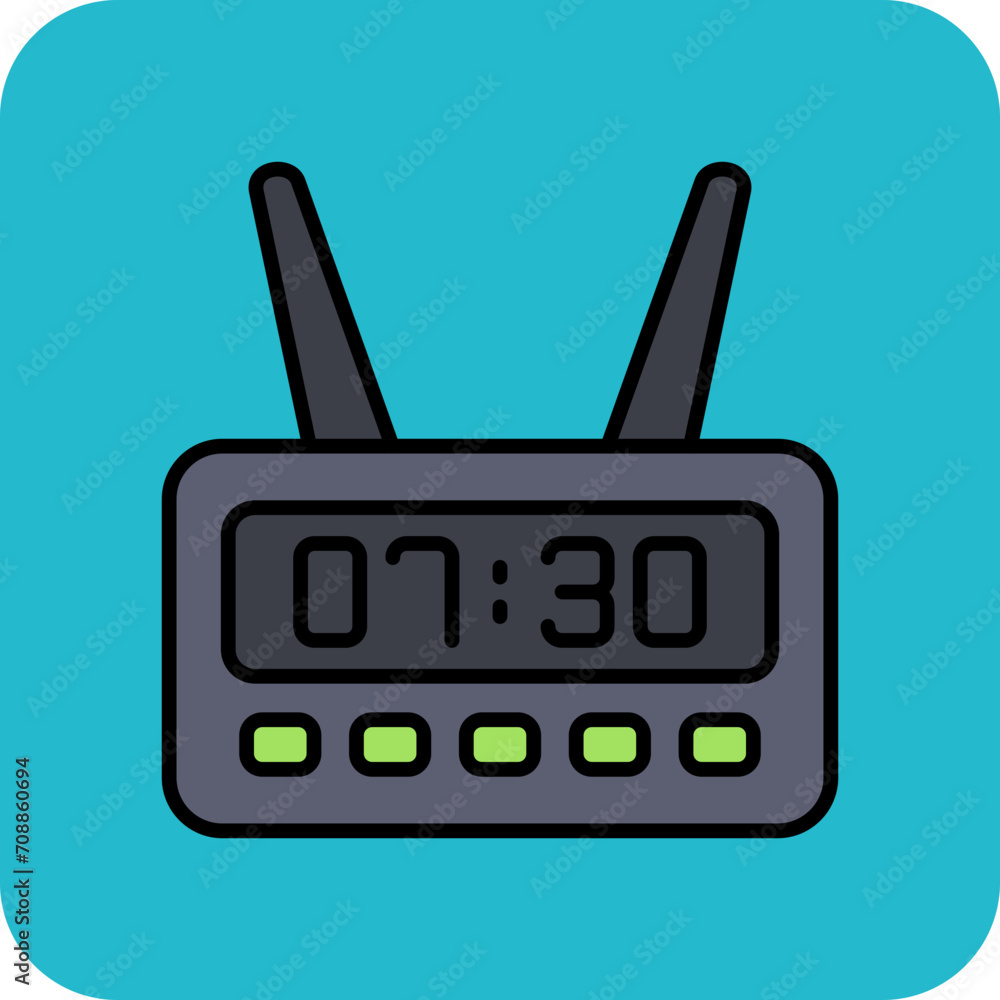 Obraz premium Smart Clock Icon