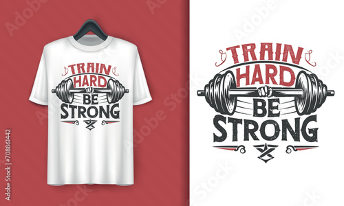 Vector motivational CrossFit t-shirt design