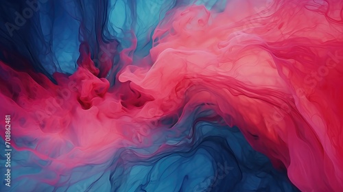 romantic pink and serene blue fluid artwork. high-quality abstract background for creative design, wedding invitations, and luxury branding