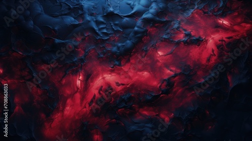 molten lava flow colliding with deep sea currents. dynamic red and blue abstract. ideal for bold advertising, artistic prints, and digital media photo