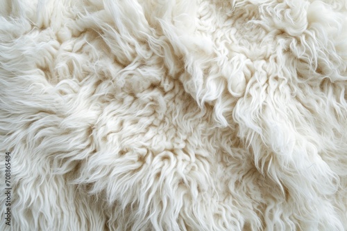 Fluffy wool white texture.
