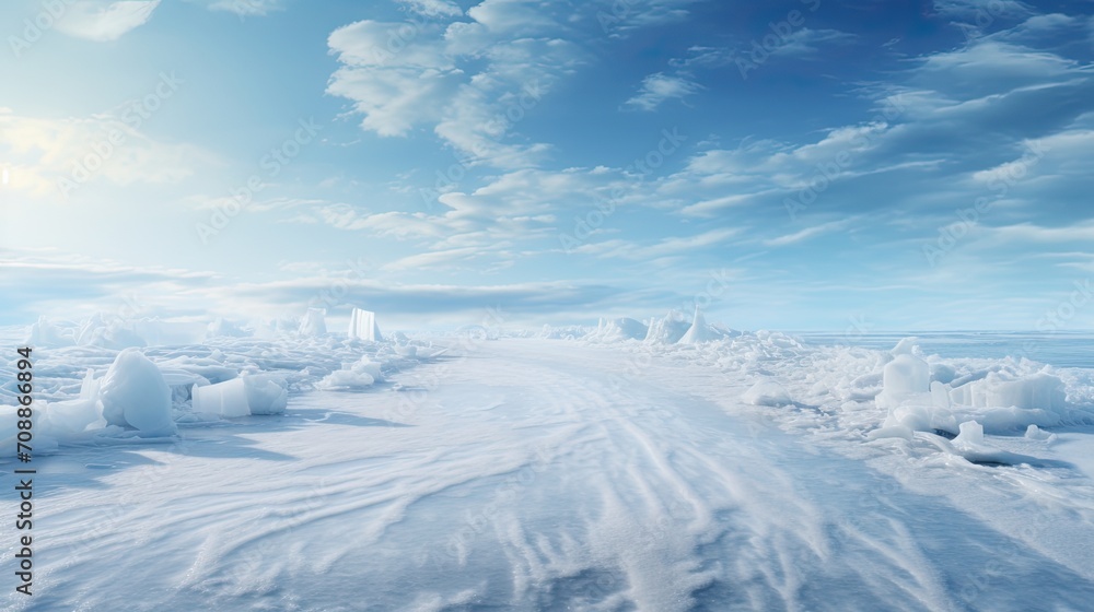 arctic desert landscape during cold climate, tundra nature arctic desert landscape during cold climate, tundra nature