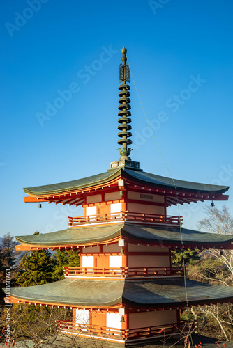 pagoda in the park