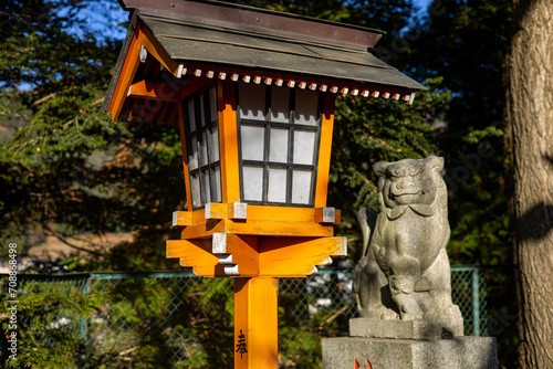 japanese lantern in the park