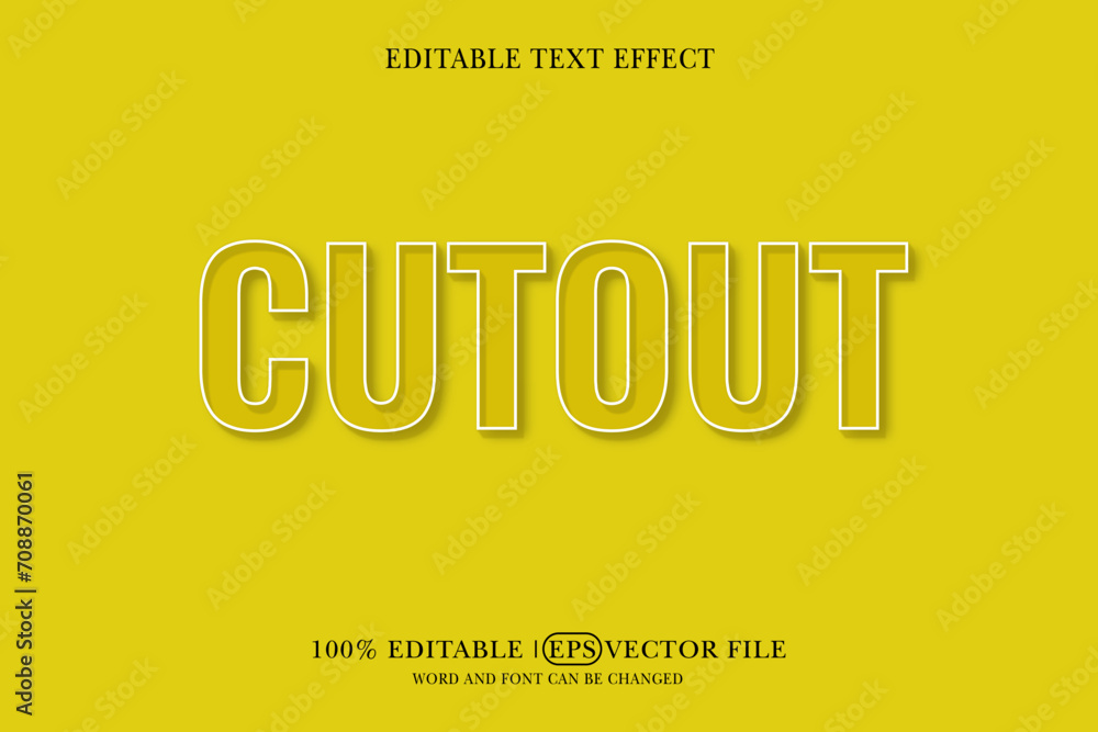 Cutout title background Editable text effect, 3d text template, Cutout title background Editable text effect, 3d text template,