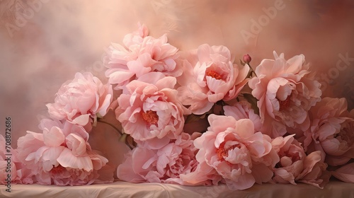 feminine pink organic background illustration soft delicate, floral blush, gentle soothing feminine pink organic background